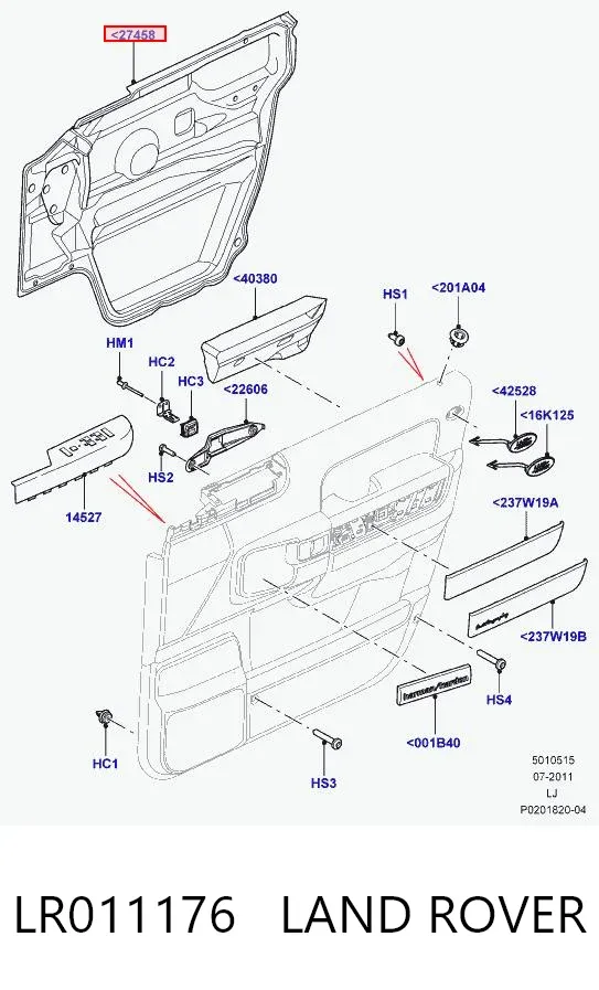  LR011176 Land Rover