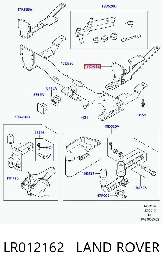  LR012162 Land Rover