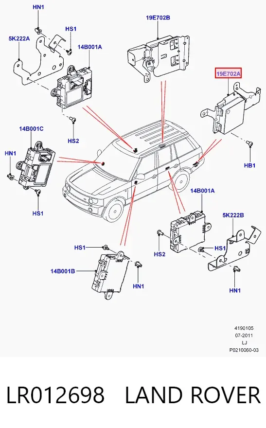  AH4214D453AN Land Rover