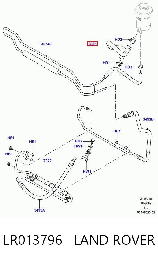  LR013796 Land Rover