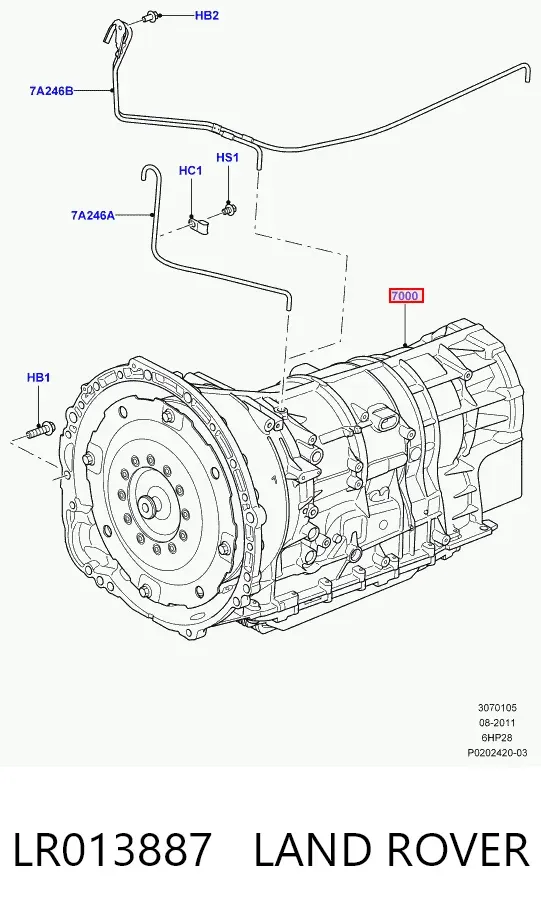 АКПП Land Rover Range Rover SPORT I