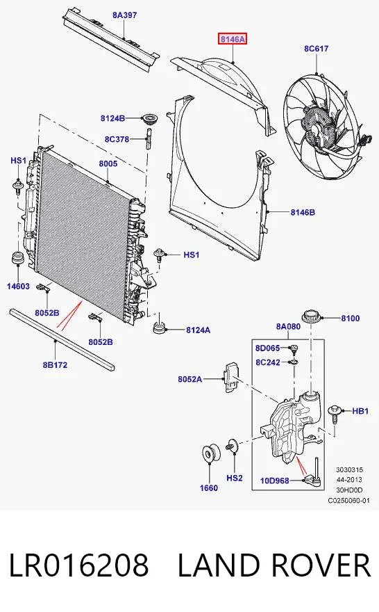  LR016208 Land Rover