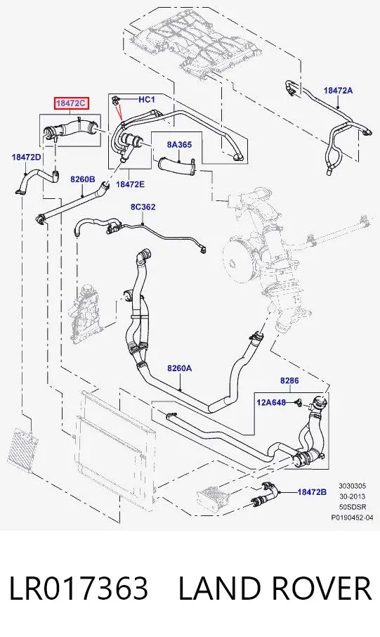 LR017363 Land Rover
