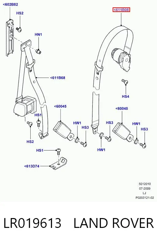  LR019613 Land Rover