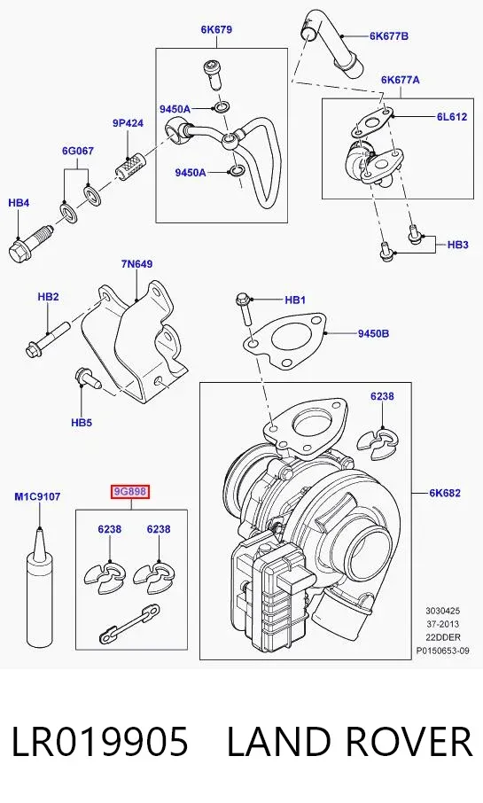  LR019905 Land Rover