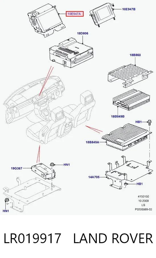  LR019917 Land Rover