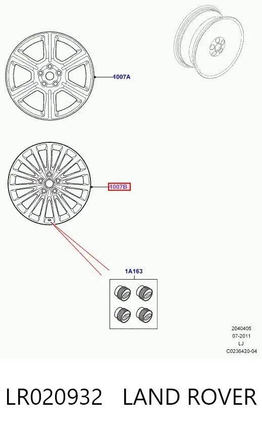  LR020932 Land Rover