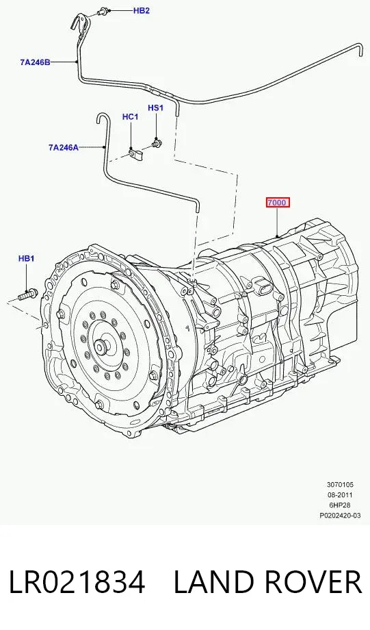 АКПП LR021834 Land Rover