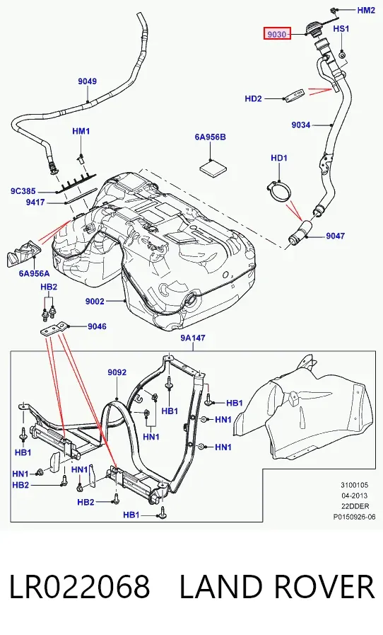  LR022068 Land Rover