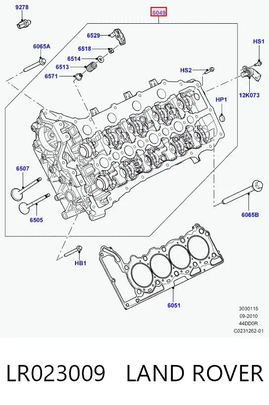  LR023009 Land Rover