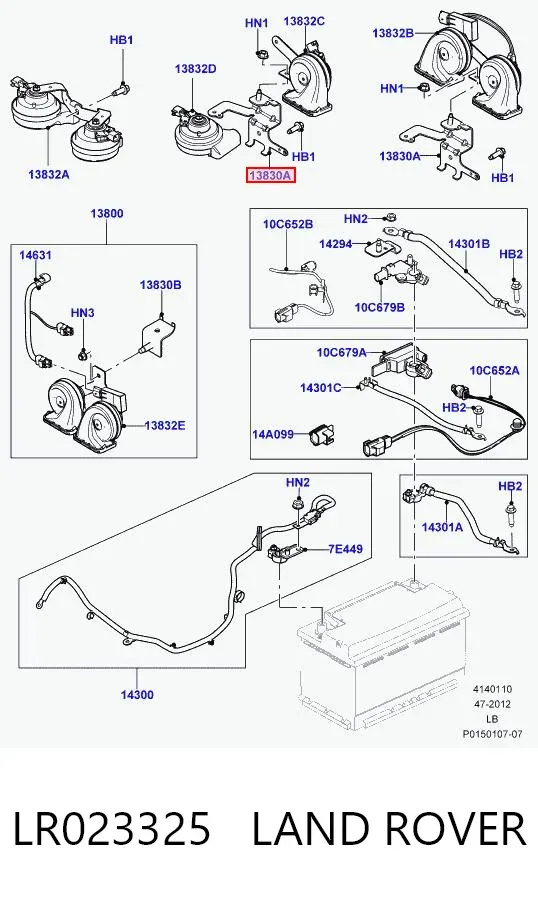  LR023325 Land Rover