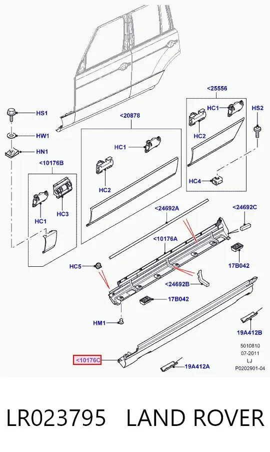  LR023795 Land Rover