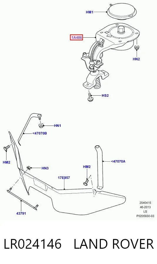 Лебідка запасного колеса LR024146 Land Rover