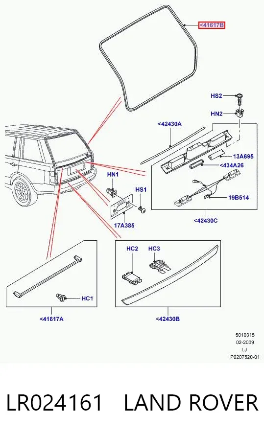  LR024161 Land Rover