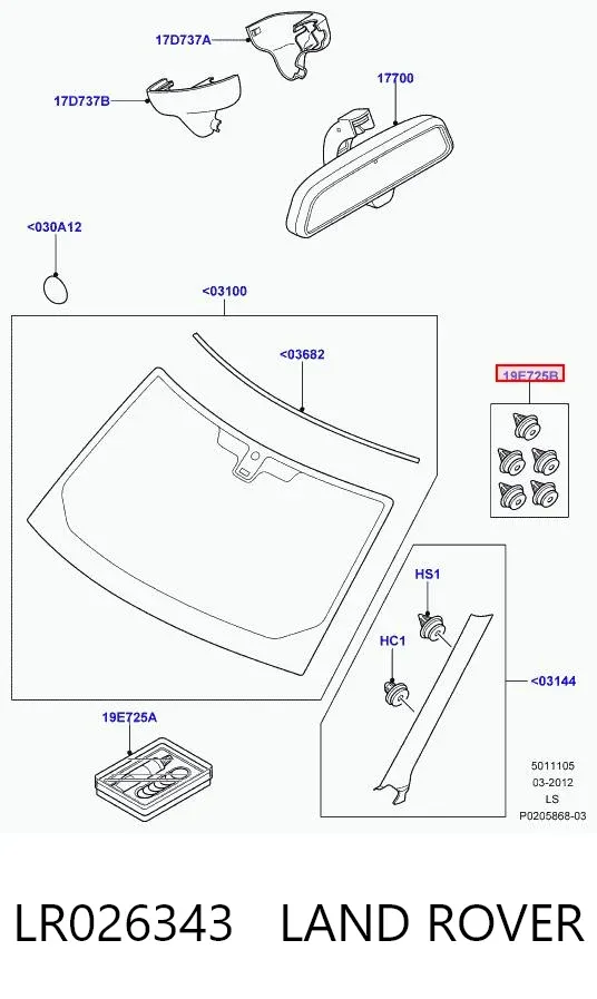  LR026343 Land Rover