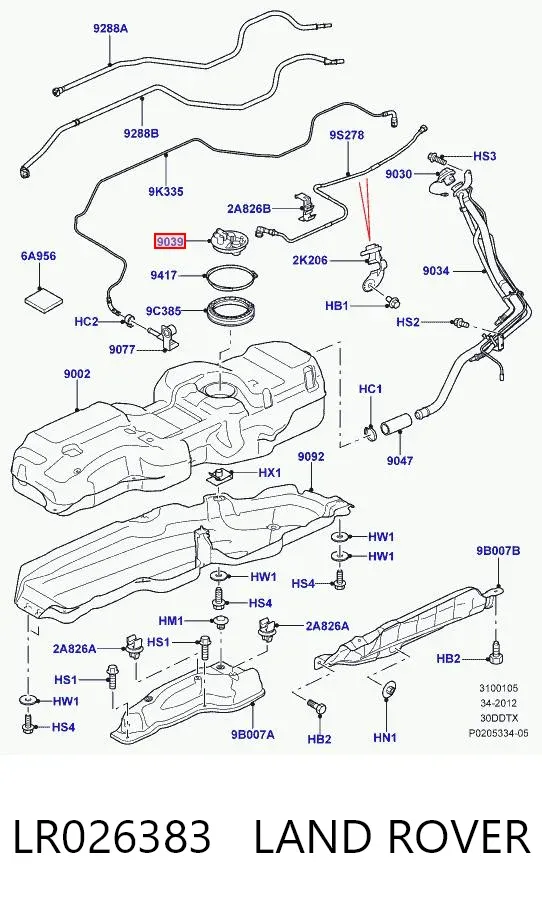  LR026383 Land Rover