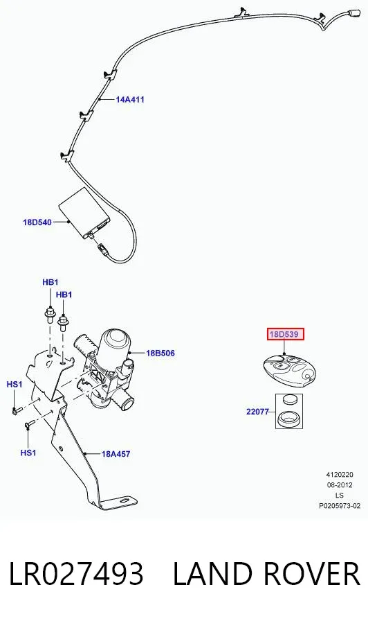  LR027493 Land Rover
