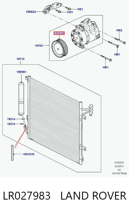  LR027983 Land Rover