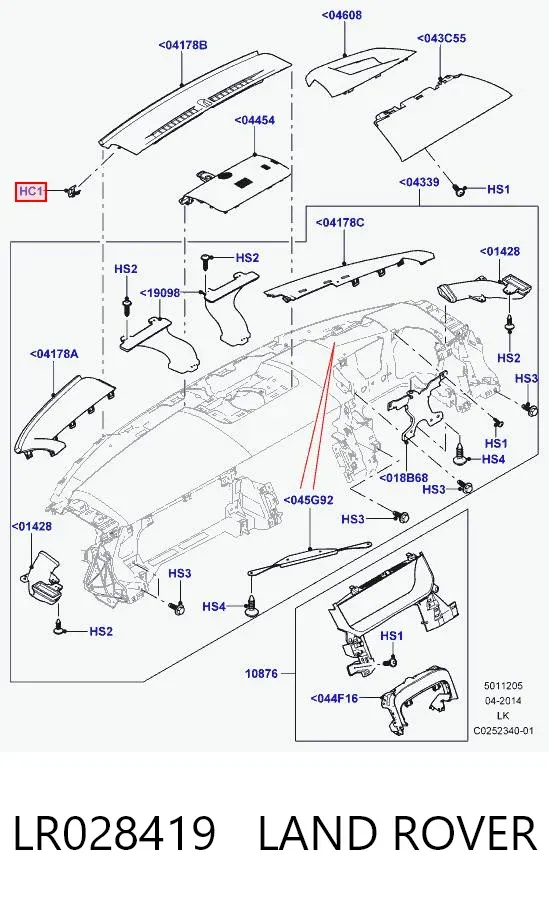  LR028419 Land Rover