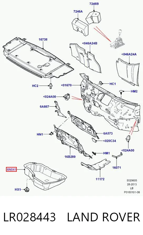  LR028443 Land Rover