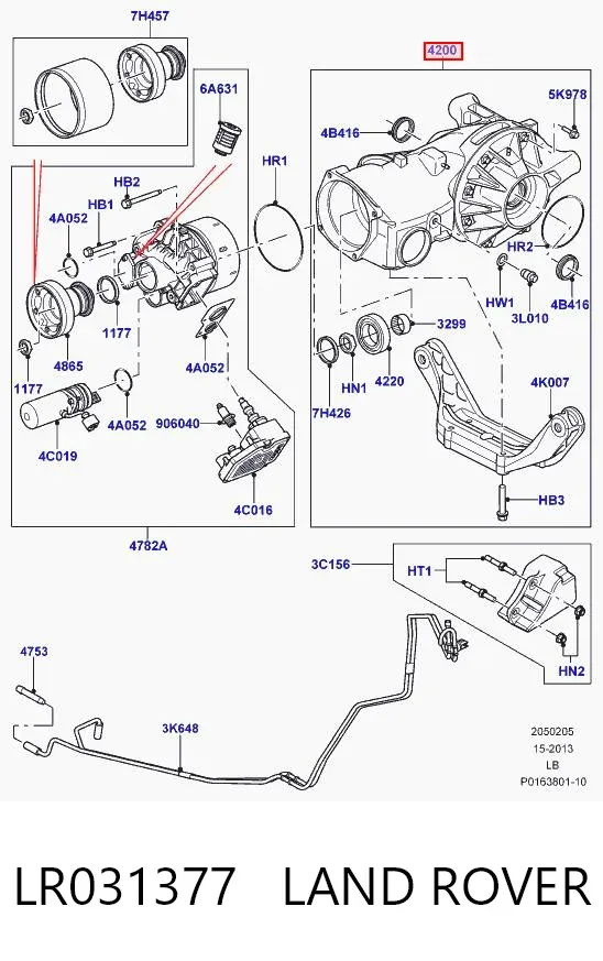 Диференціал задній LR031377 Land Rover