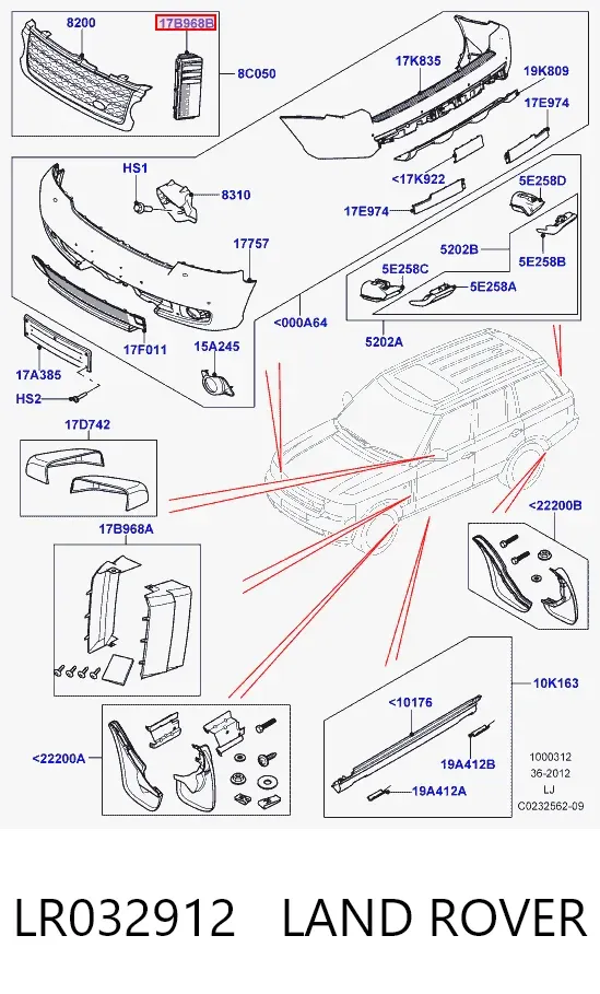  LR032912 Land Rover