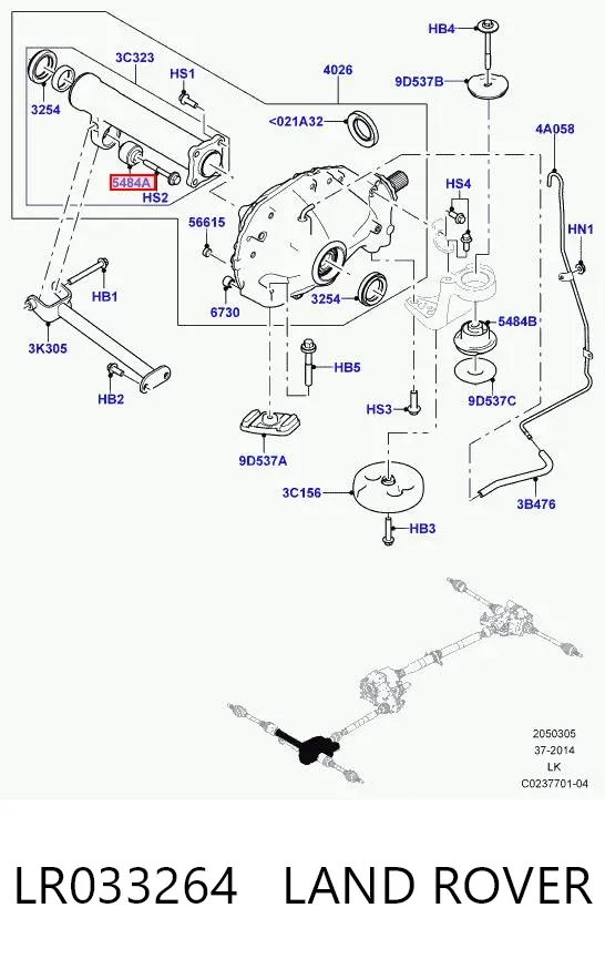  LR033264 Land Rover