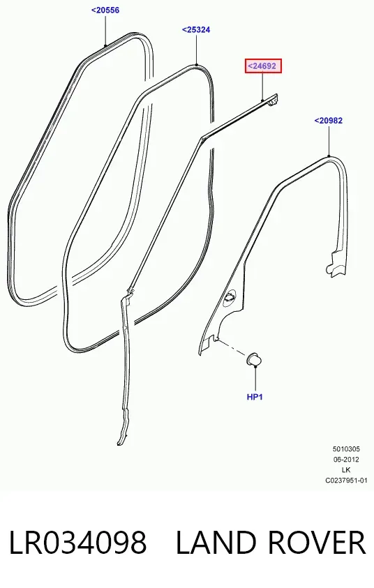  LR034098 Land Rover