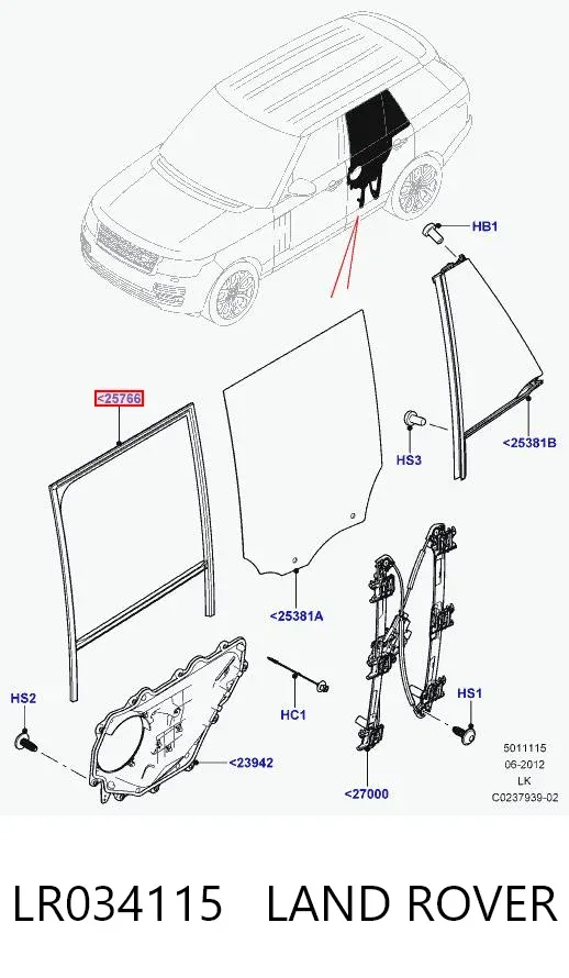  LR034115 Land Rover