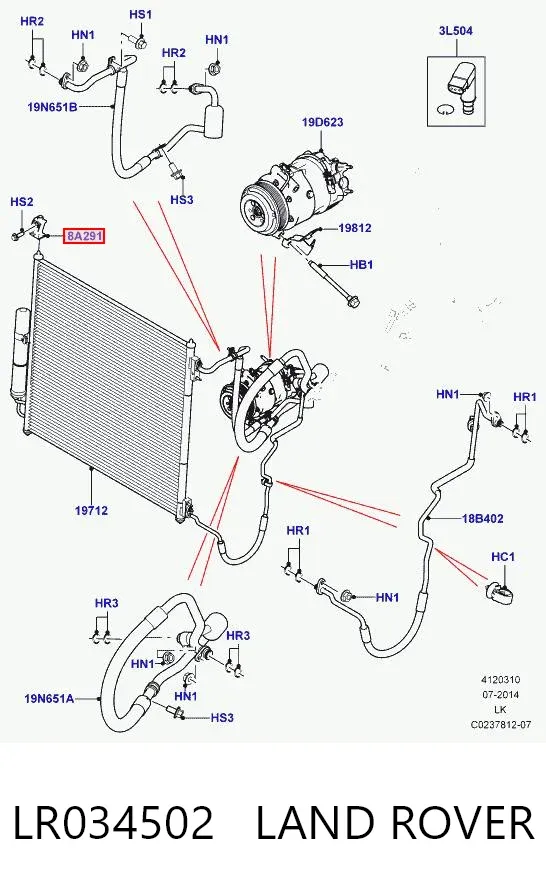  LR034502 Land Rover