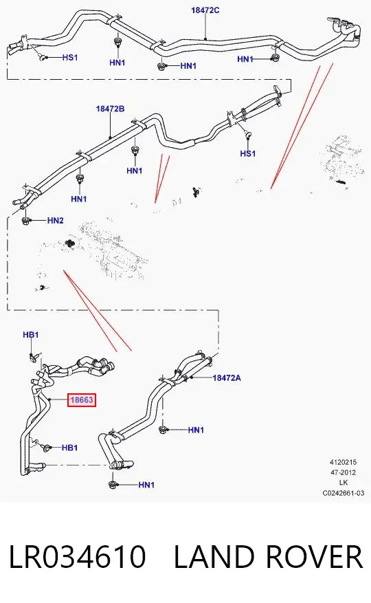  LR034610 Land Rover