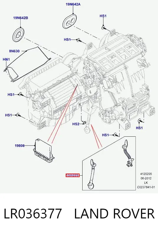  LR036377 Land Rover