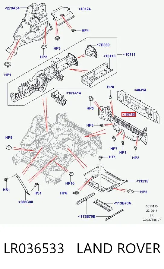  LR036533 Land Rover