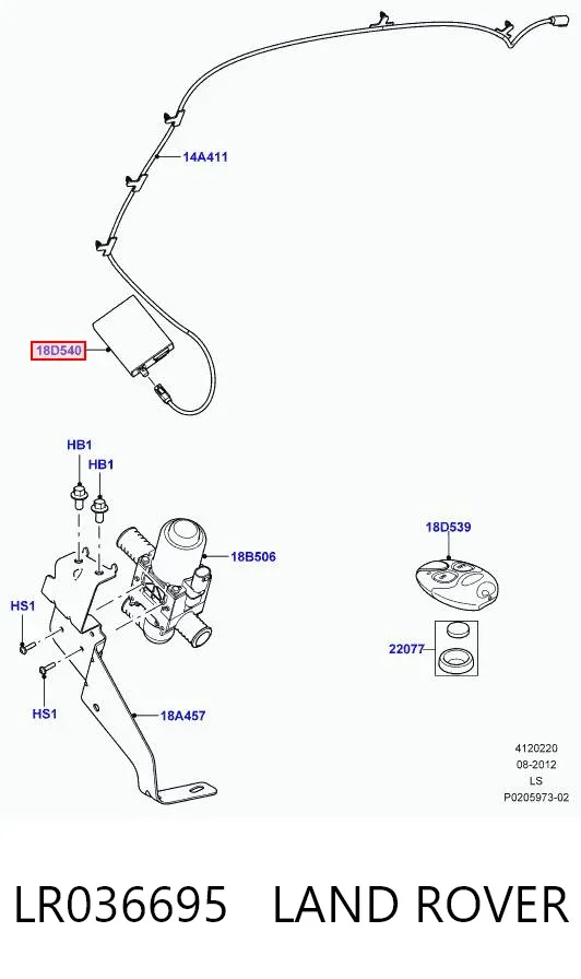  LR036695 Land Rover