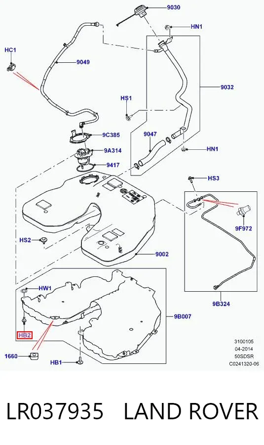  LR037935 Land Rover