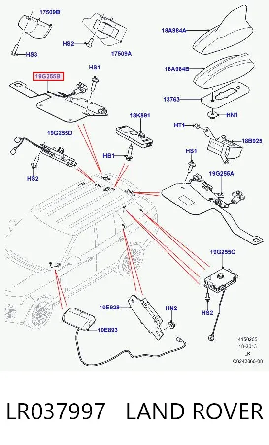  LR037997 Land Rover