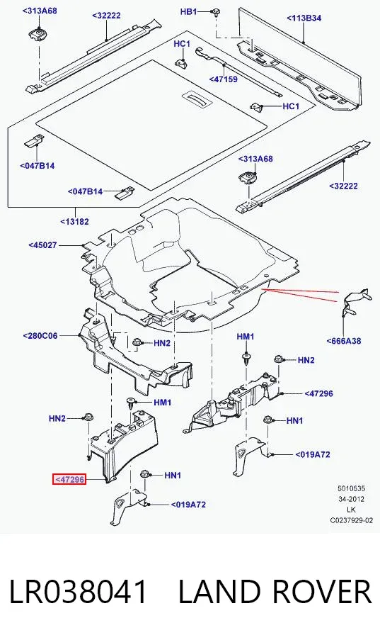  LR038041 Land Rover