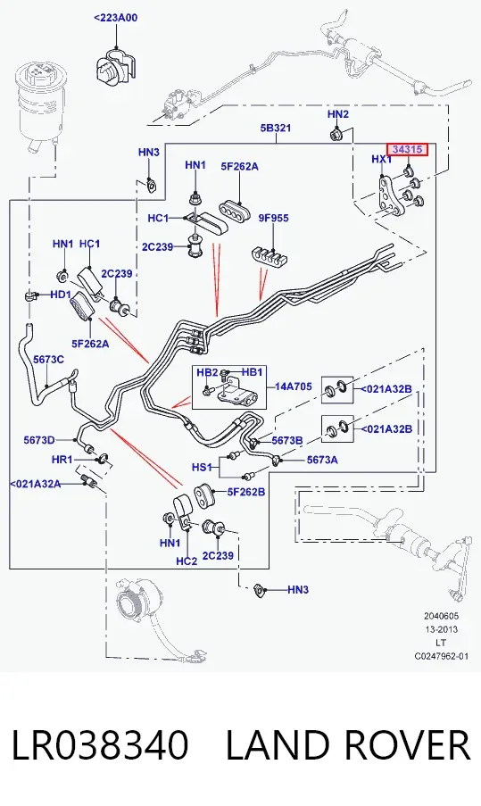  LR038340 Land Rover