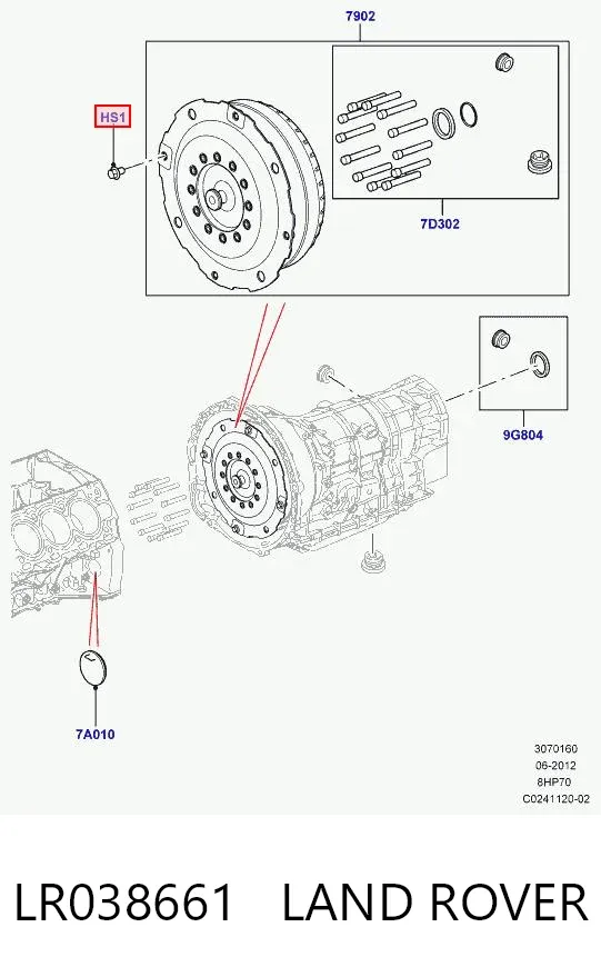 LR038661 Land Rover
