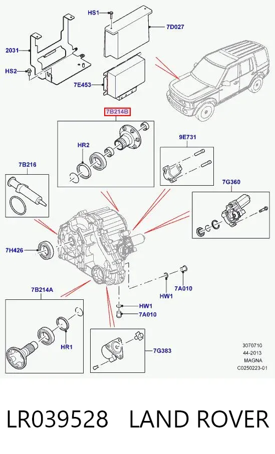  LR039528 Land Rover