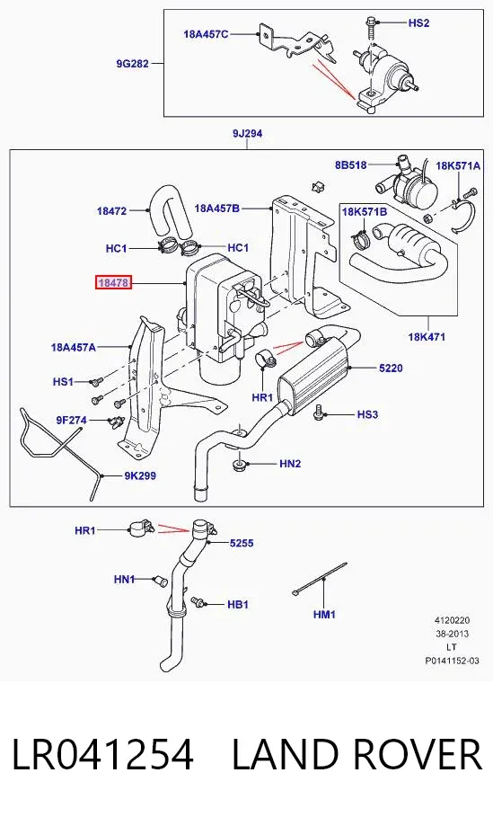  LR041254 Land Rover
