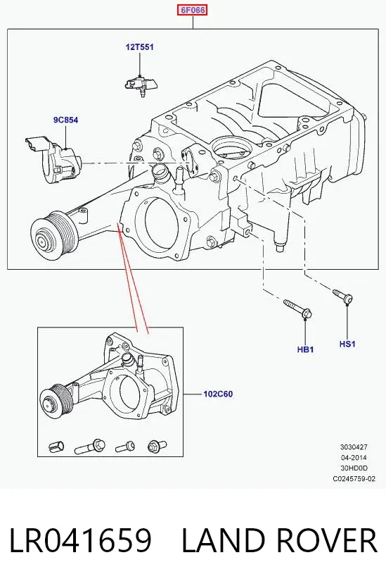  DX236F066CA Land Rover