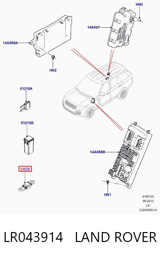  LR043914 Land Rover
