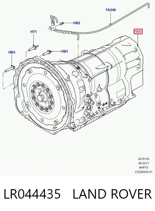 АКПП LR044435 Land Rover