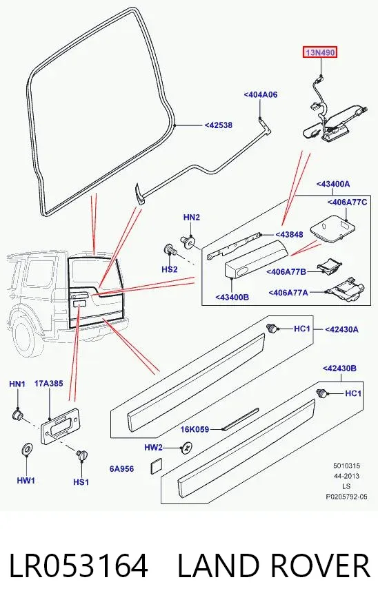  LR053164 Land Rover