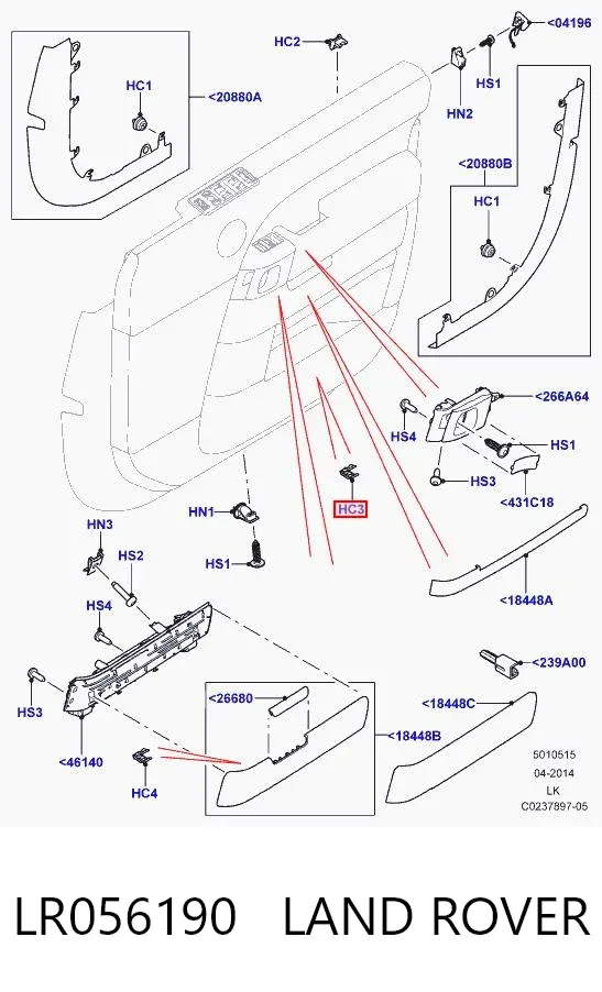  LR056190 Land Rover