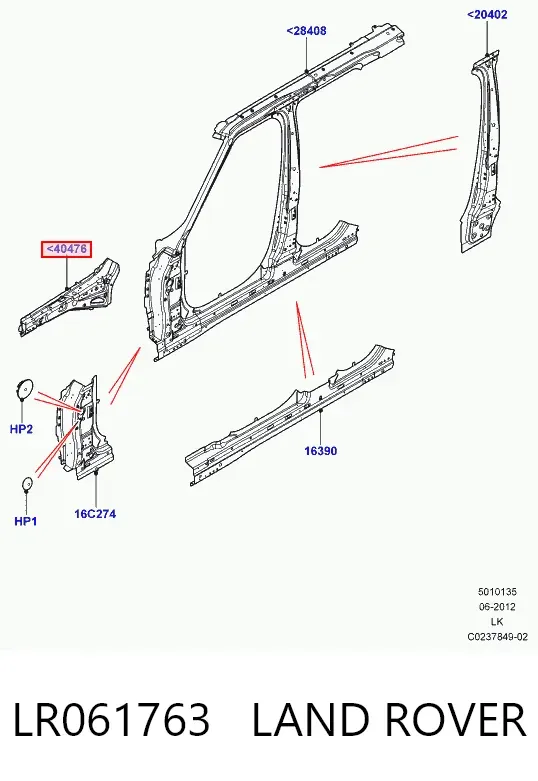 LR061763 Land Rover