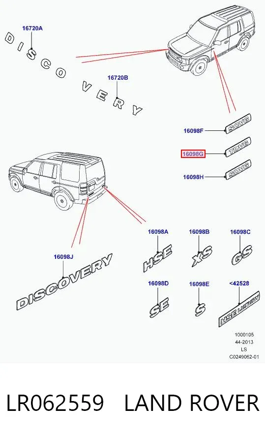  LR062559 Land Rover