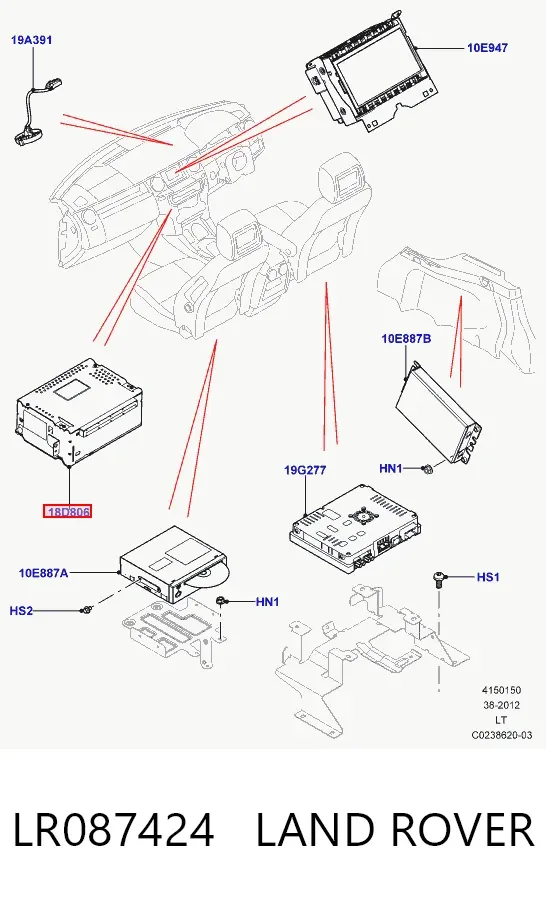  LR087424 Land Rover