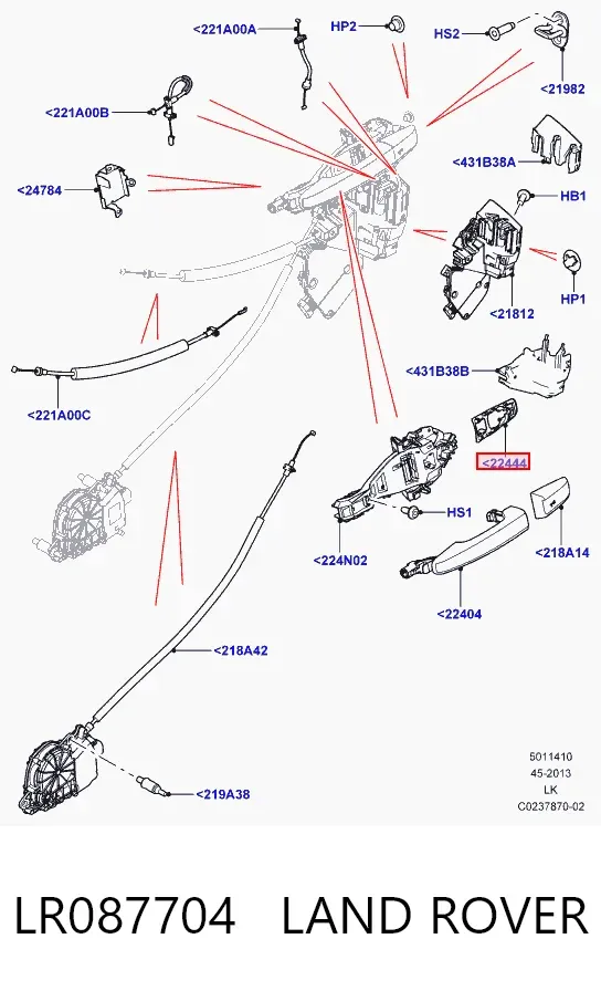  LR087704 Land Rover